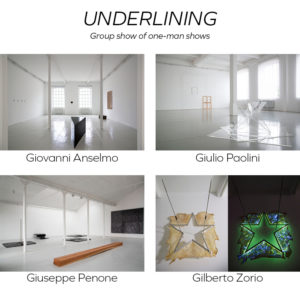 UNDERLINING - Group show of one-man shows